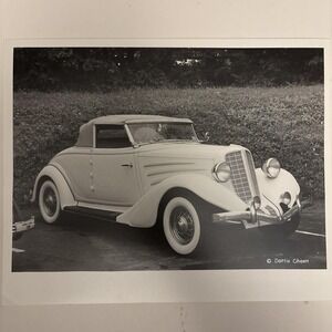 1935‎ Auburn Speedster 8x10 Photo by Dottie Gheen Vintage B&W Car Print Vintage